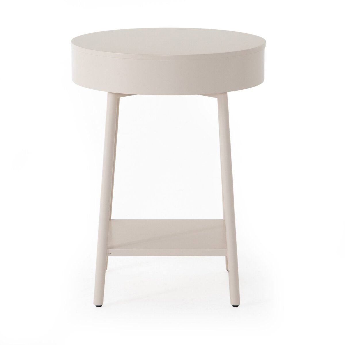 Van Nightstand Matte Alabaster