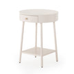Van Nightstand Matte Alabaster