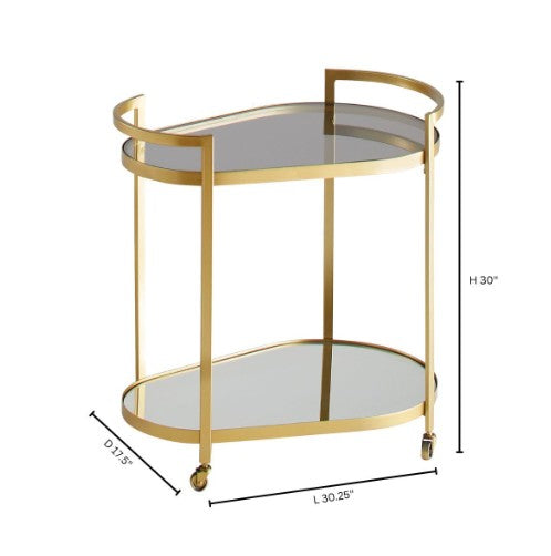 Cosmo Bar Cart | Gold