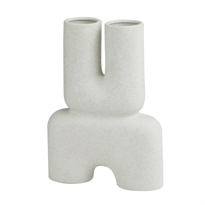 Abstract Dual-Opening U-Shaped Decorative Vase