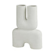 Abstract Dual-Opening U-Shaped Decorative Vase