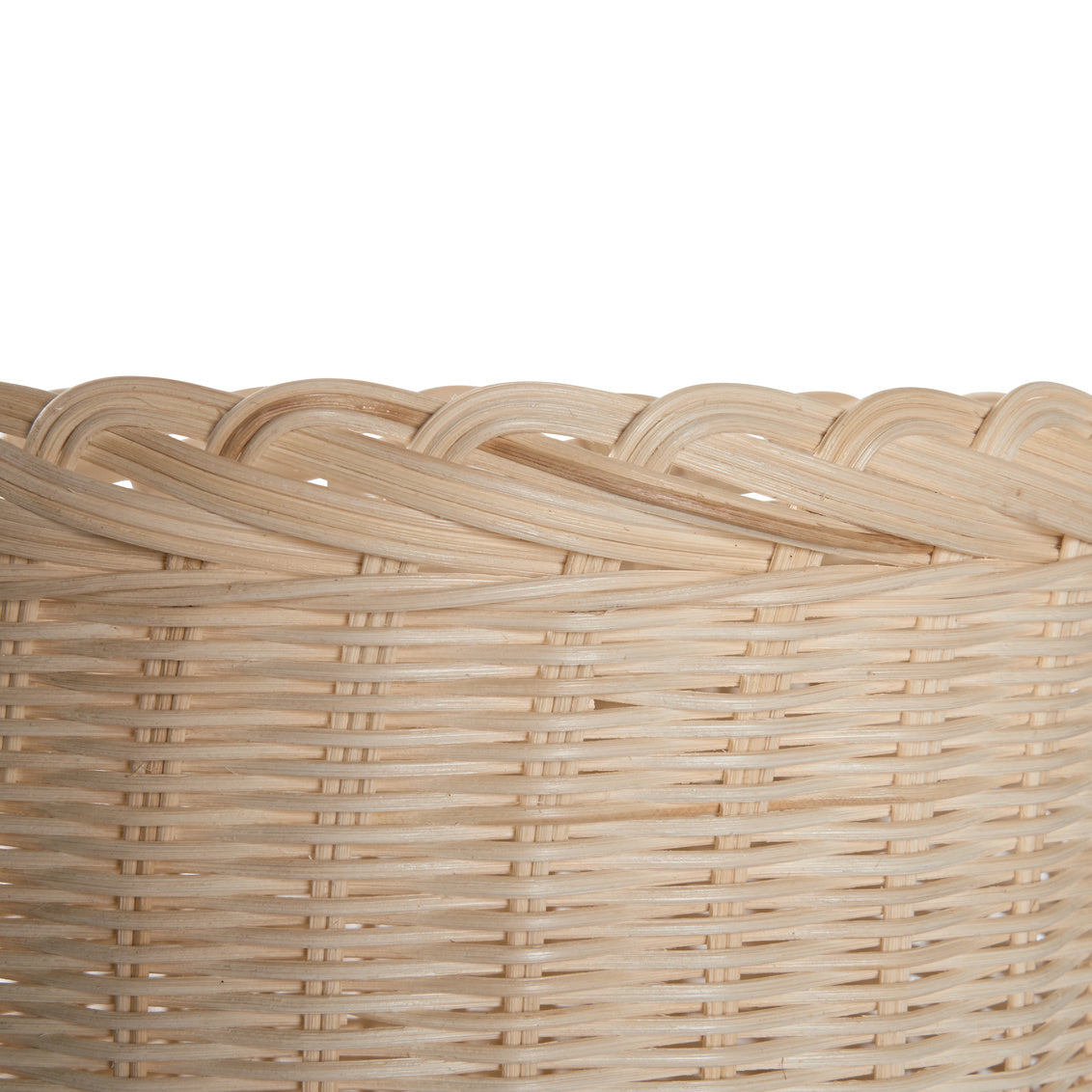 Braided Wicker Planter