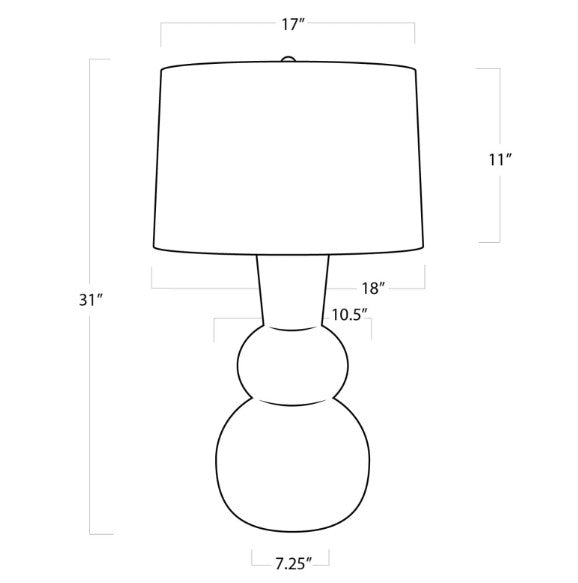 Hugo Ceramic Table Lamp
