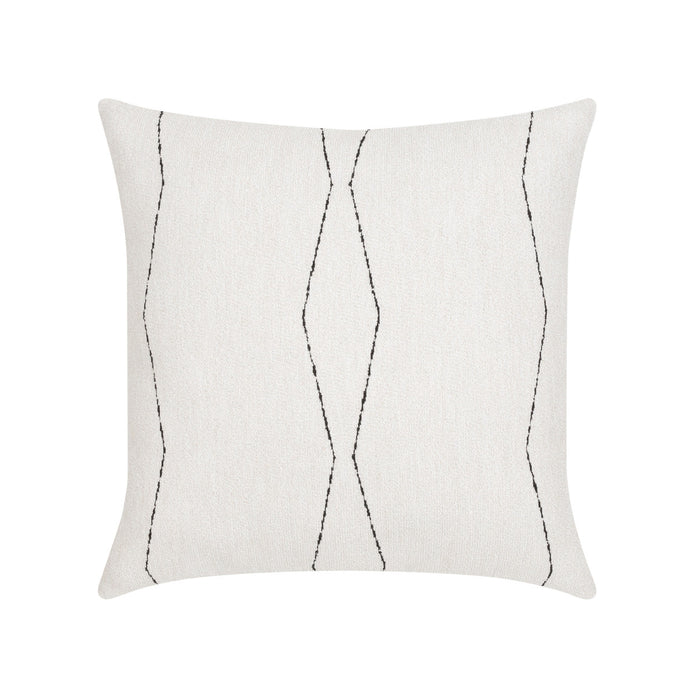 Oblique Ebony 22x22 Pillow