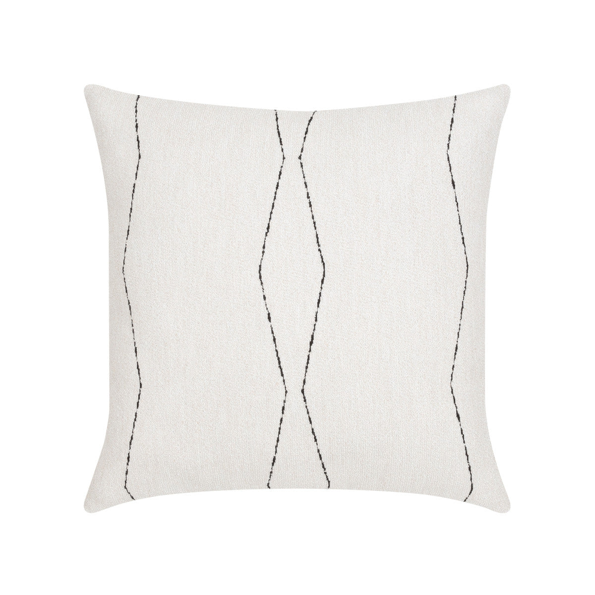 Oblique Ebony 22x22 Pillow