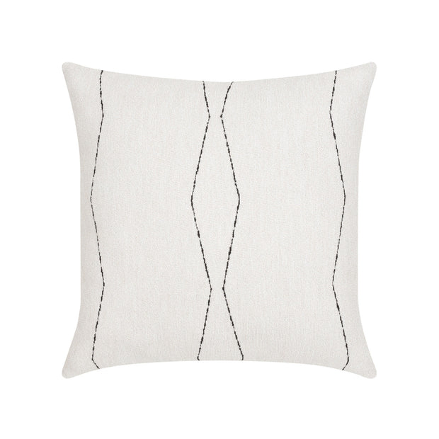Oblique Ebony 22x22 Pillow