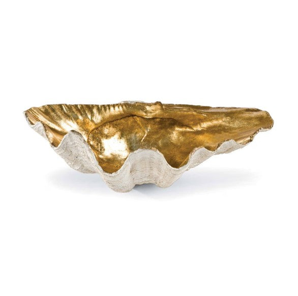 Clam Bowl Small (Gold Leaf)