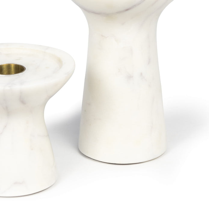 Klein Marble Candlestick Holder