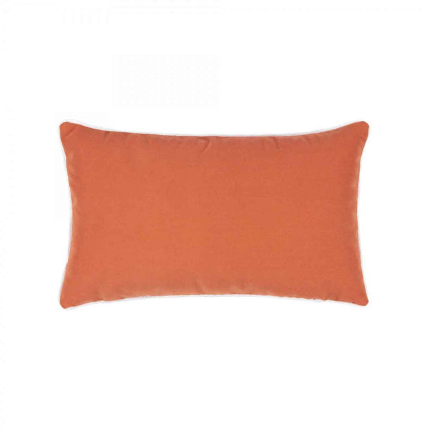 Lush Velvet Papaya Lumbar Pillow