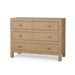 Kagu 3-Drawer Dresser with Rattan