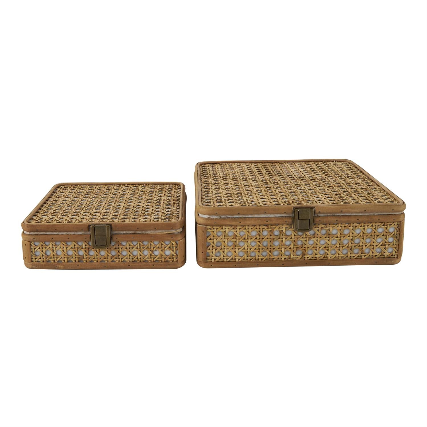 Woven Rattan Decorative Box