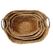 Brown Seagrass Storage Basket
