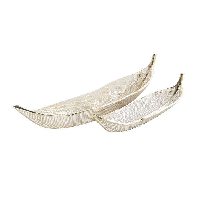 Aluminum Leaf Slim Bowl