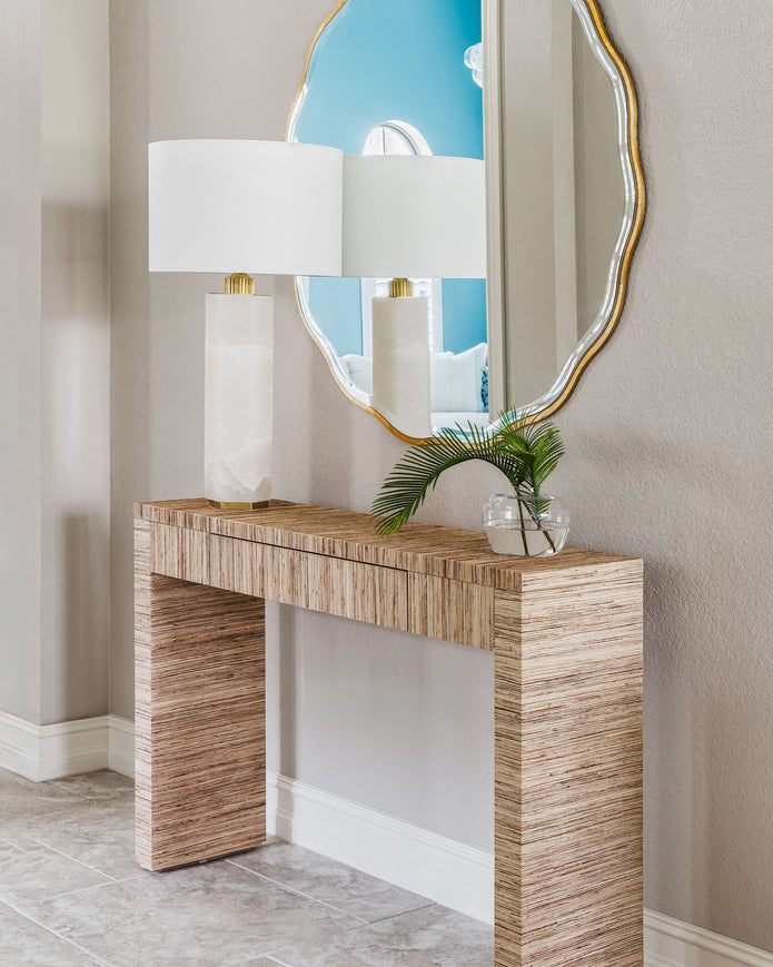 Gear Alabaster Table Lamp