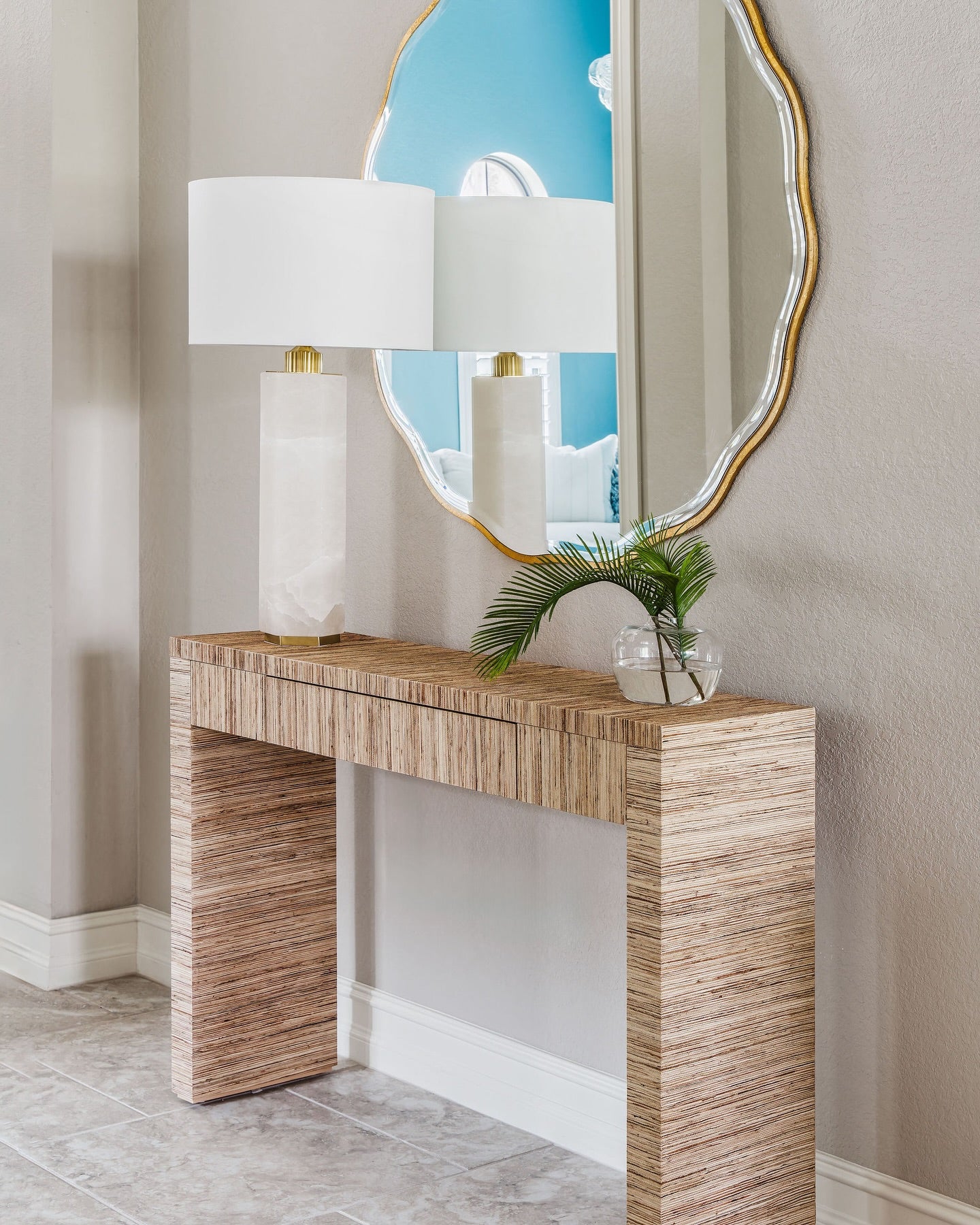 Gear Alabaster Table Lamp