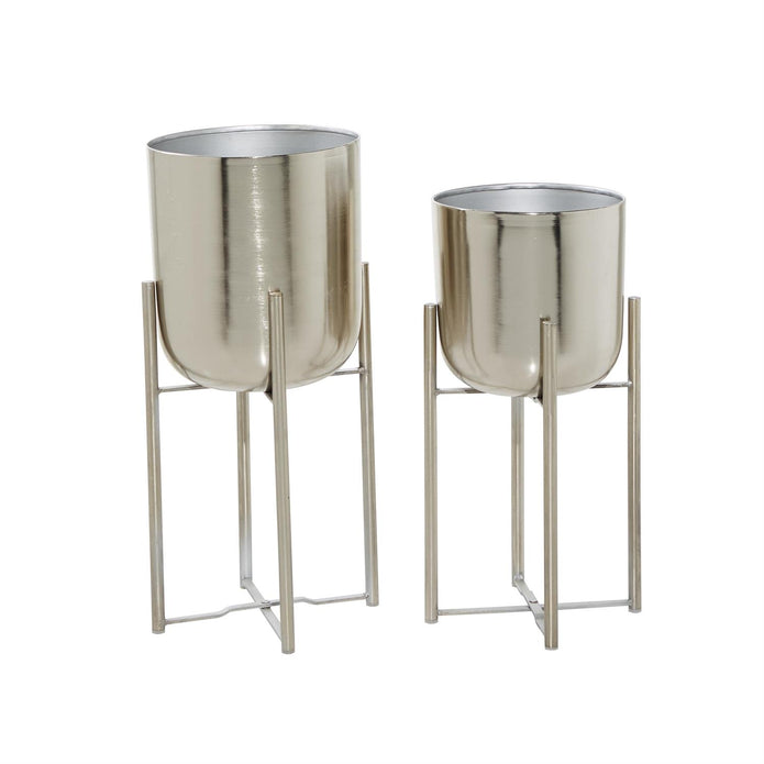 Silver Planter Pot