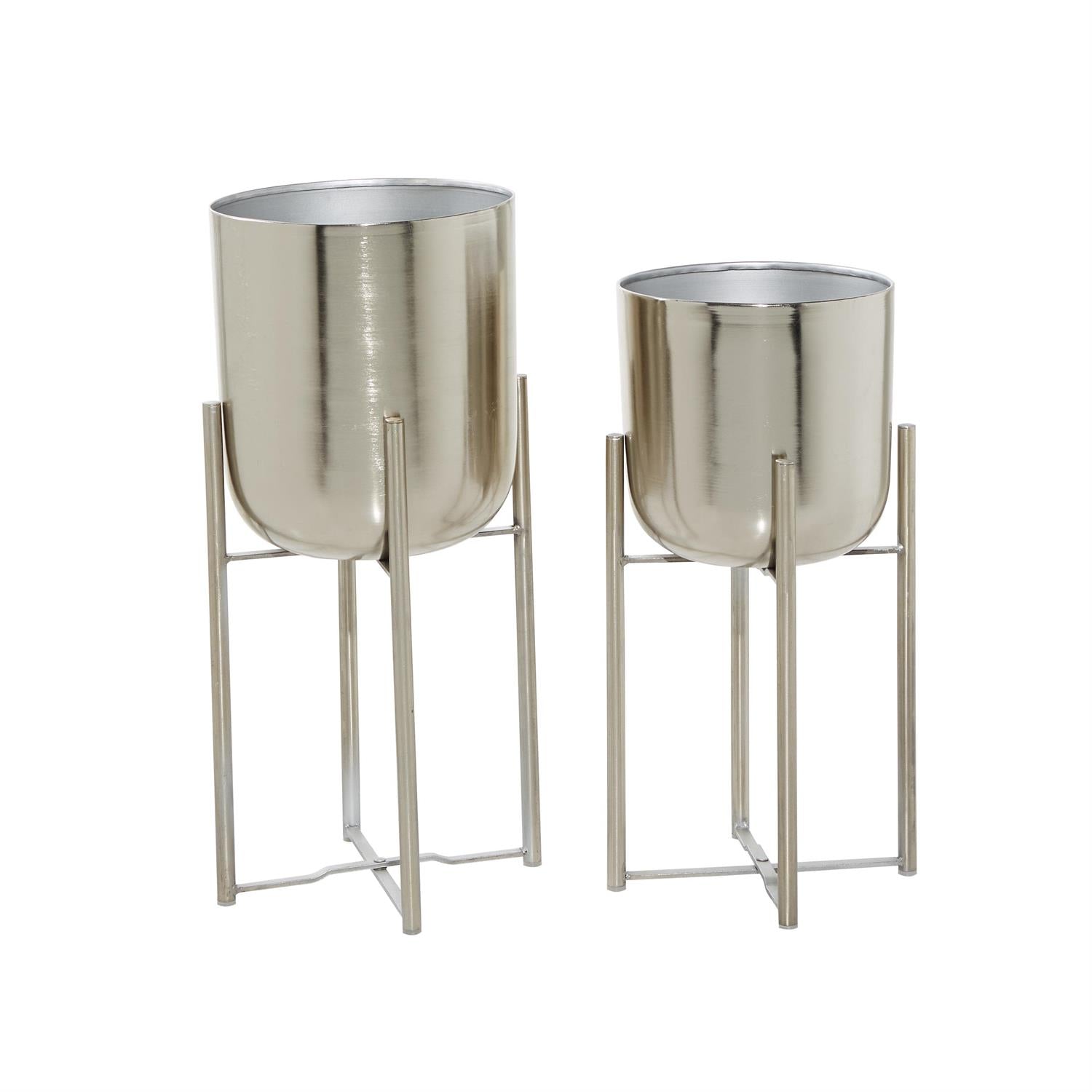 Silver Planter Pot