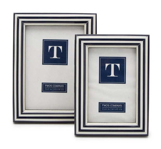 Nautical Stripe Photo Frame