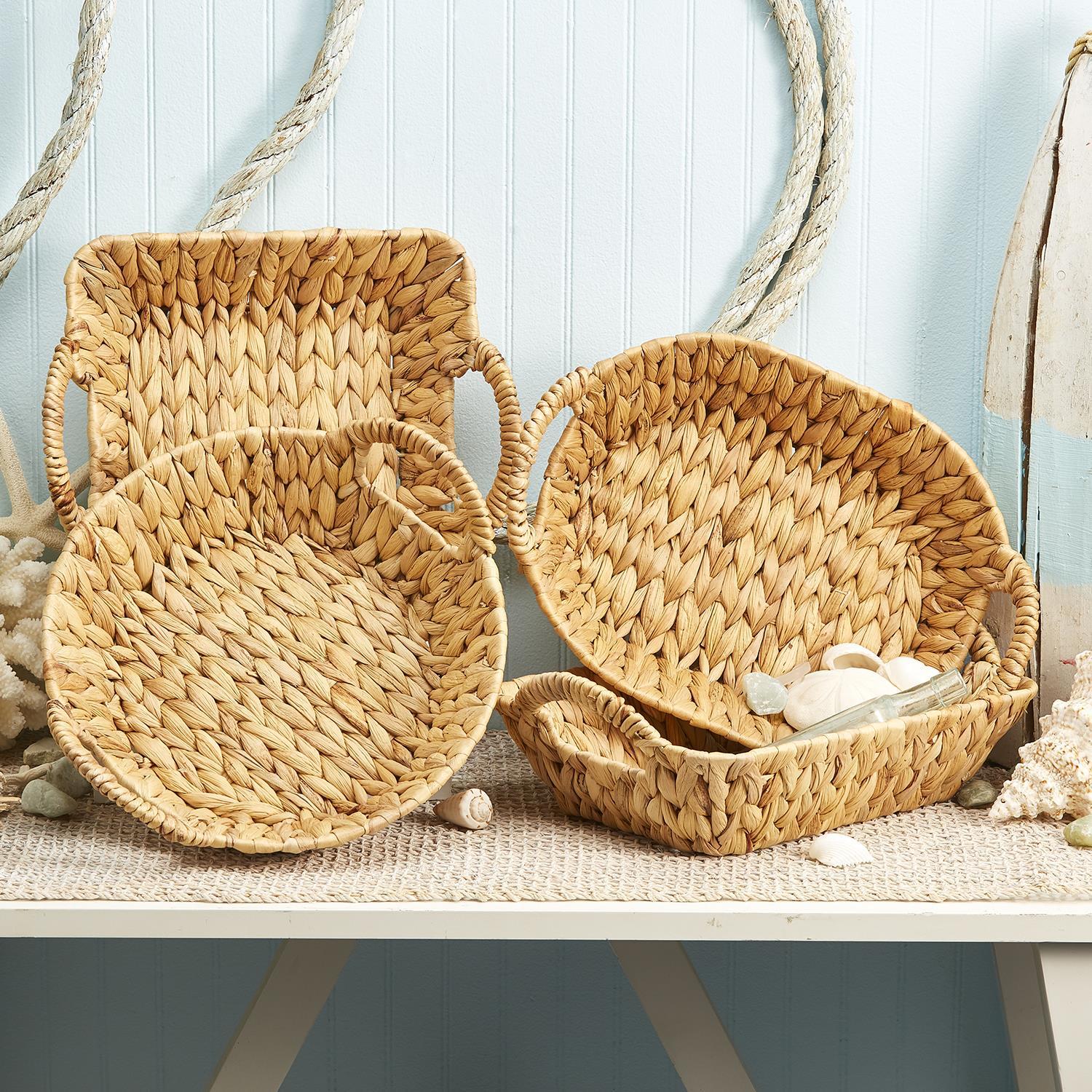 Water Hyacinth Weaving Assorted Tray