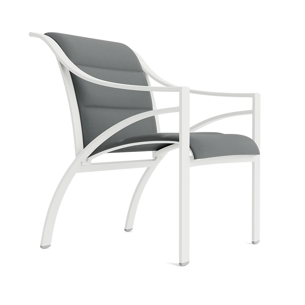 Pasadena Padded Sling Dining Arm Chair