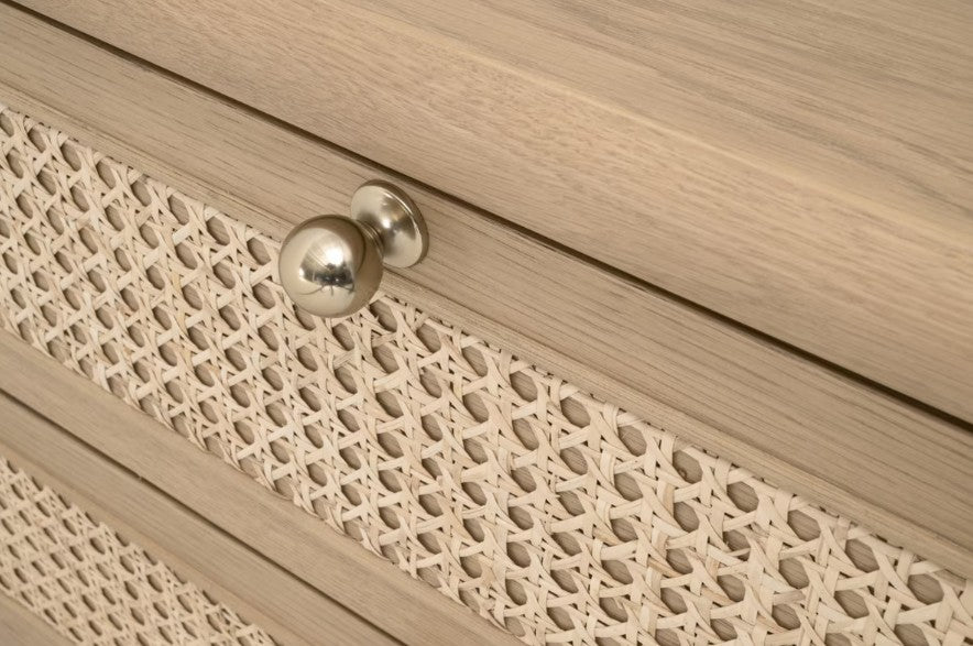 Cannes 3-Drawer Nightstand