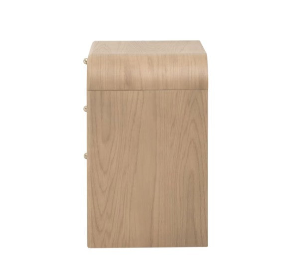 Cannes 3-Drawer Nightstand