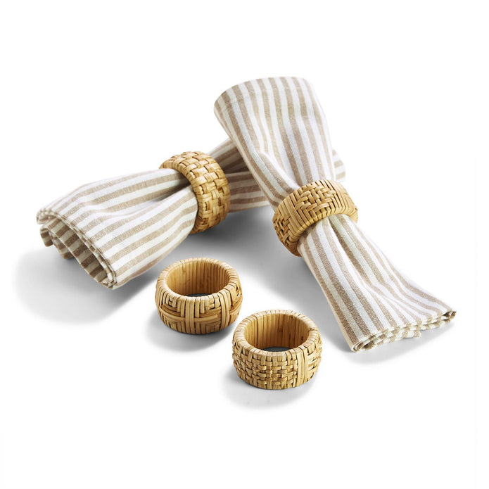 Cane Napkin Rings-S/4
