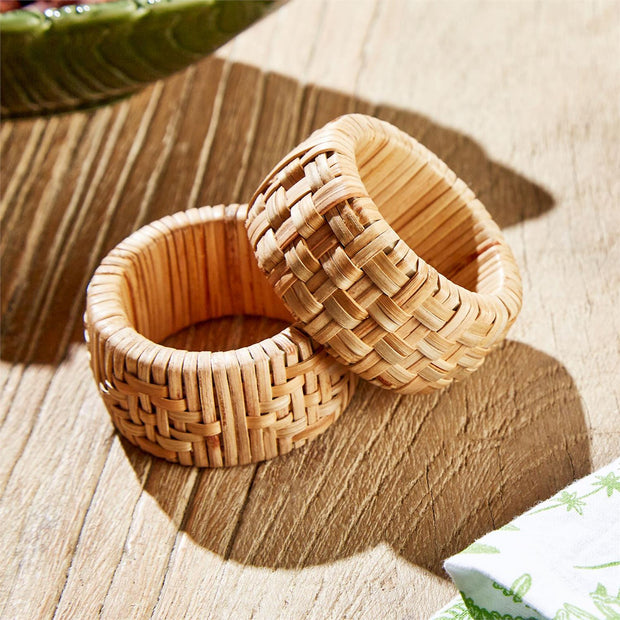 Cane Napkin Rings-S/4