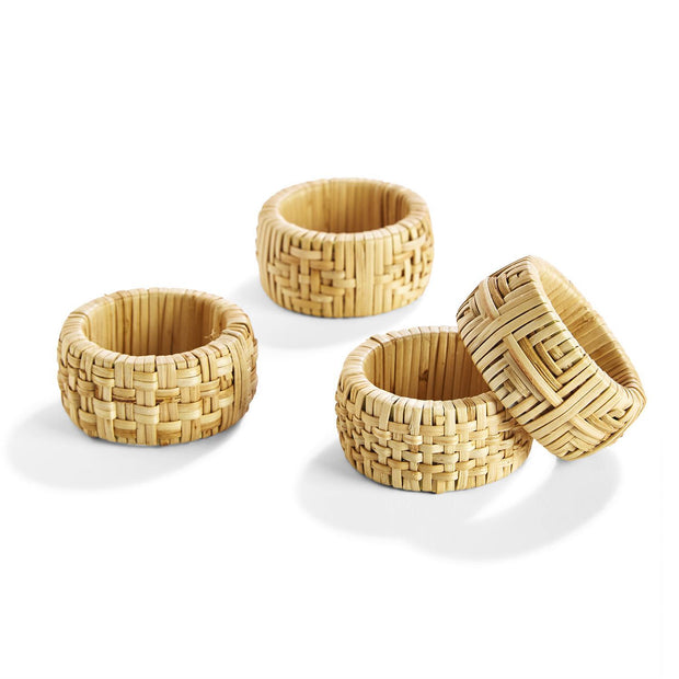 Cane Napkin Rings-S/4