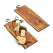 Acacia Wood Serving Board with Iron