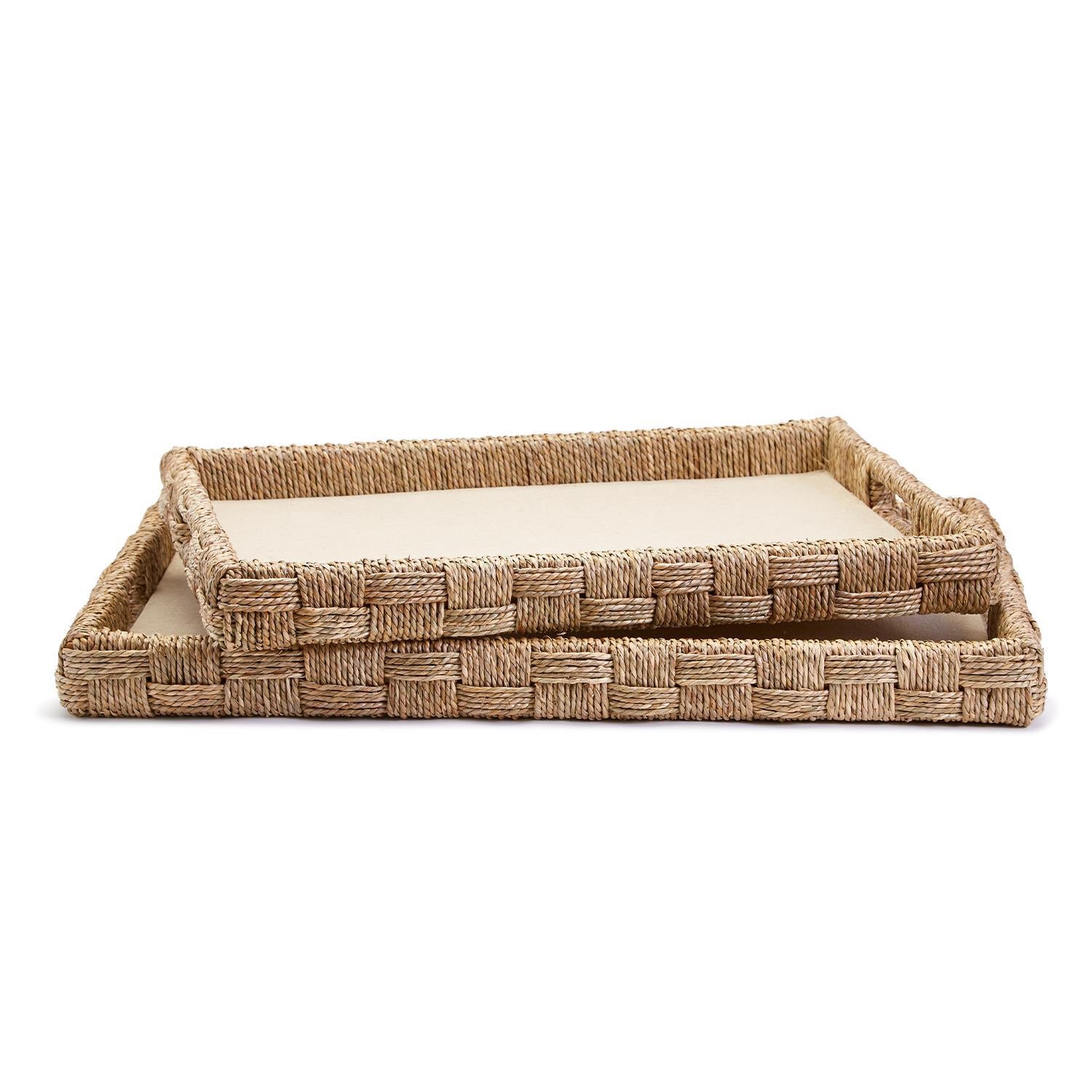 Seagrass and Rattan Tray