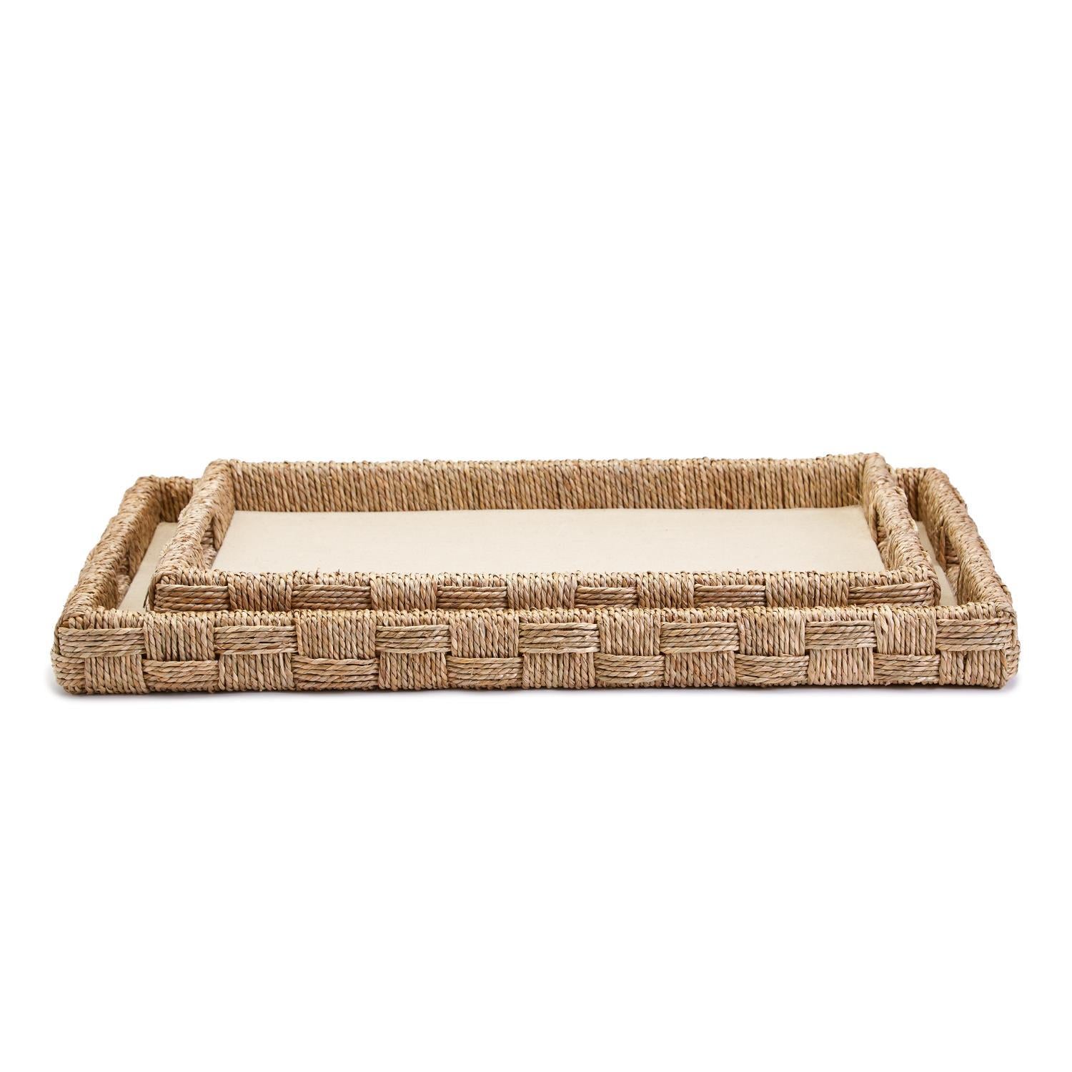 Seagrass and Rattan Tray