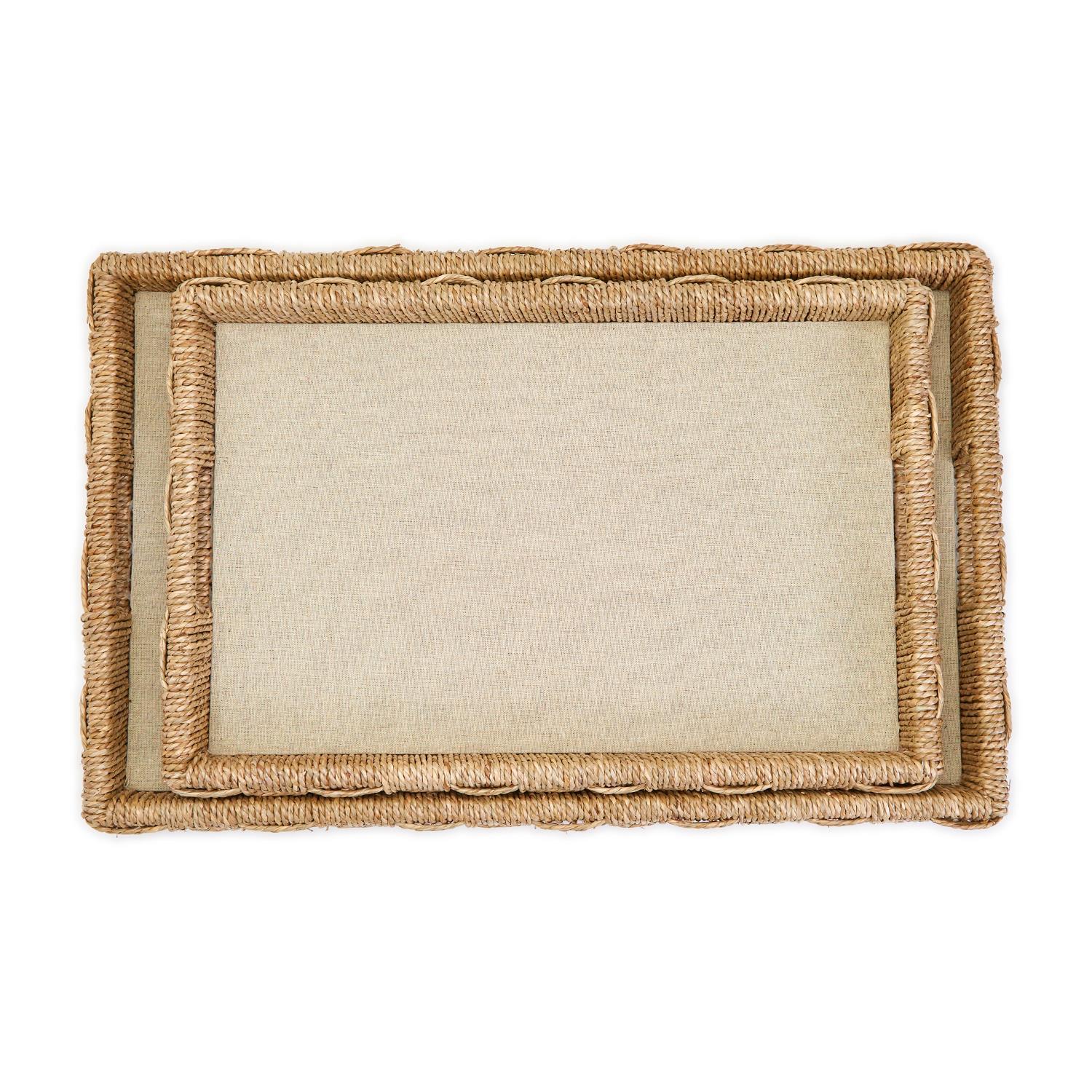 Seagrass and Rattan Tray