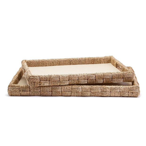 Seagrass and Rattan Tray
