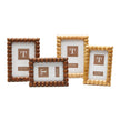 Hand Carved Bobbin Photo Frame