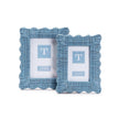 Scalloped Wicker Weave Photo Frame