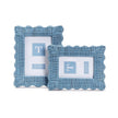 Scalloped Wicker Weave Photo Frame