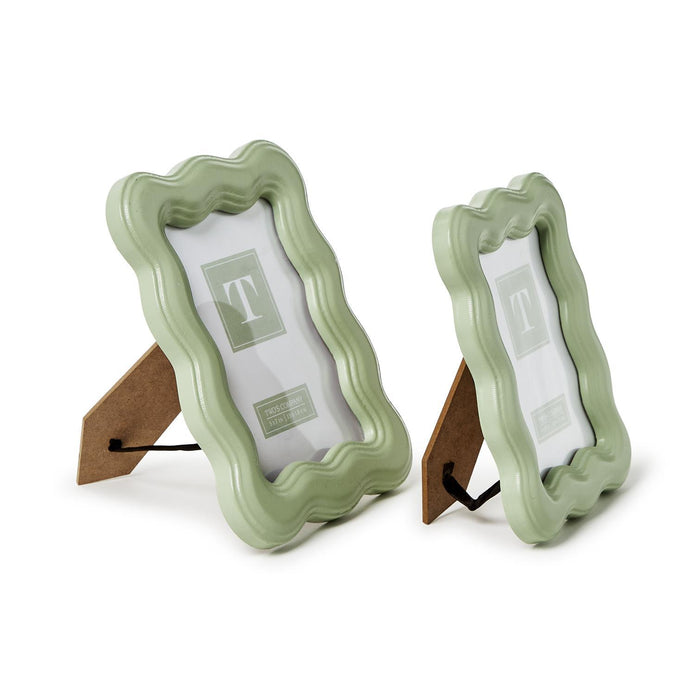Wavy Wood Photo Frame