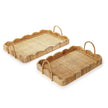 Scalloped Edge Tray with Handles