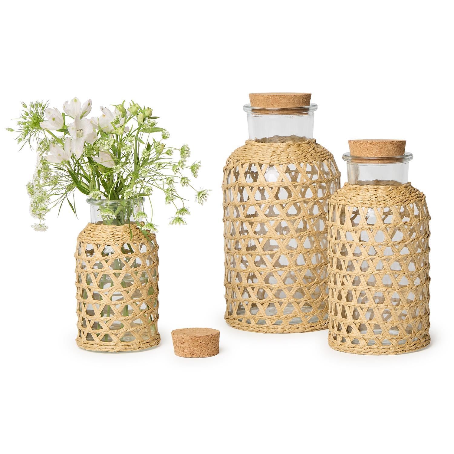 Natural Lattice Decorative Jar