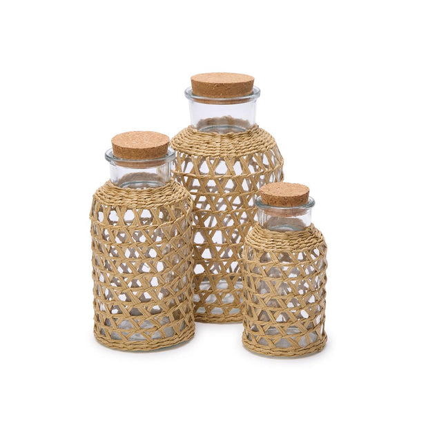 Natural Lattice Decorative Jar