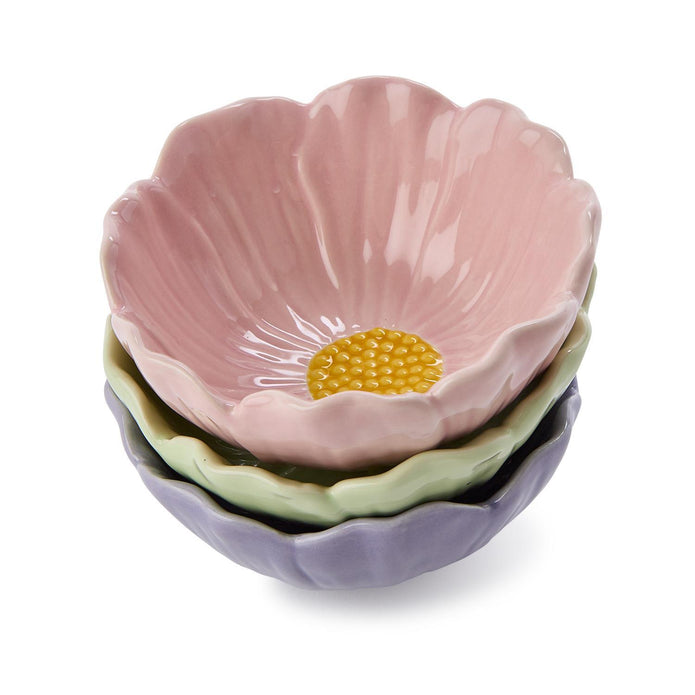 Assorted Flower Tidbit Bowl