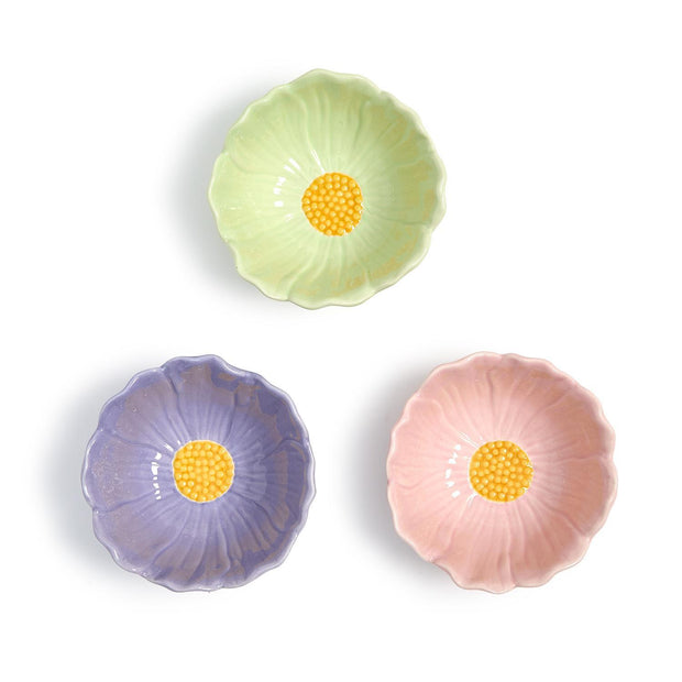 Assorted Flower Tidbit Bowl