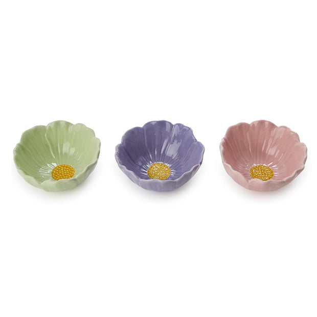 Assorted Flower Tidbit Bowl