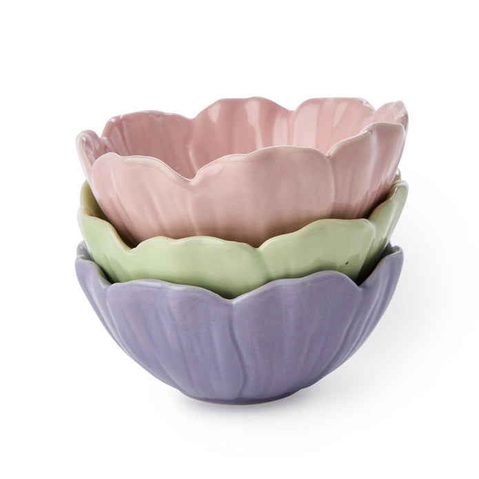 Assorted Flower Tidbit Bowl