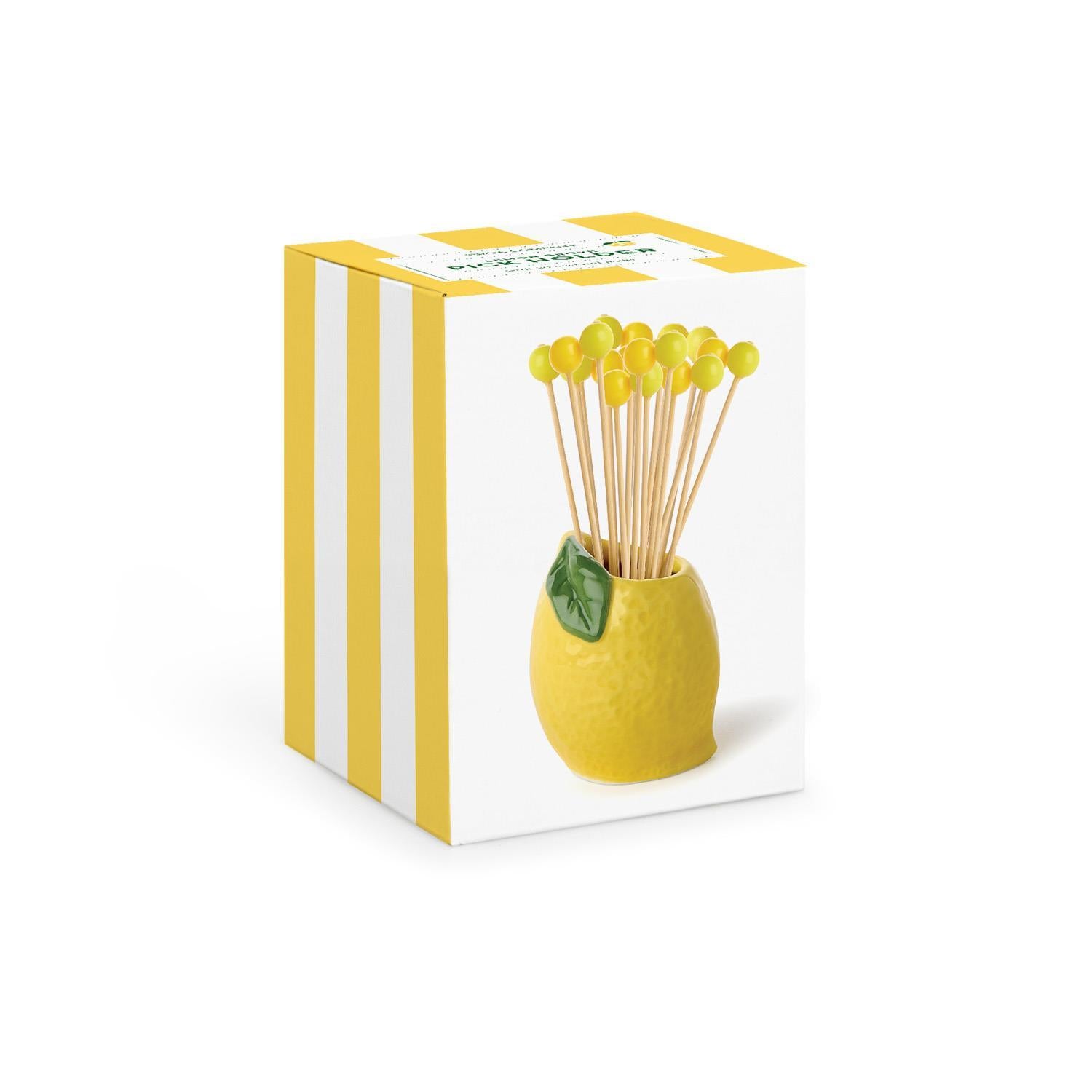 Lemon Bead Cocktail Picks