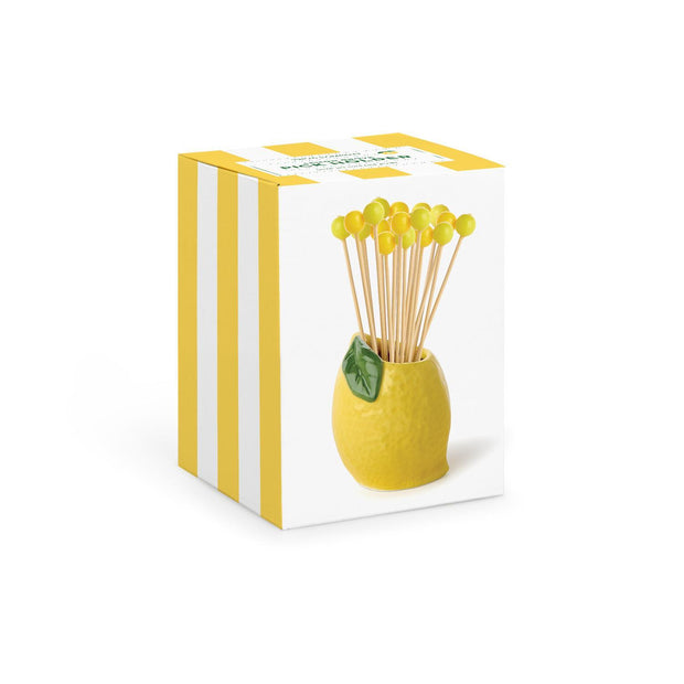 Lemon Bead Cocktail Picks