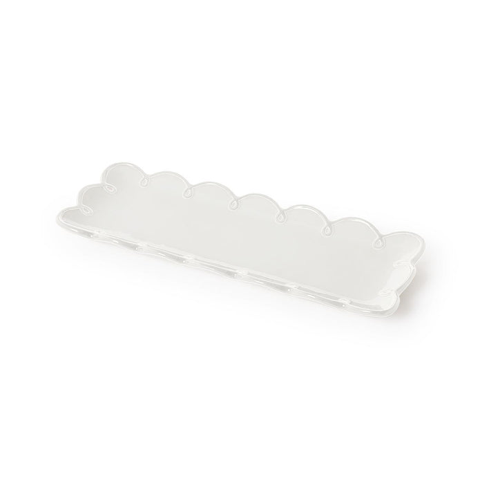 Scallop Loop Rectangular Serving Plate