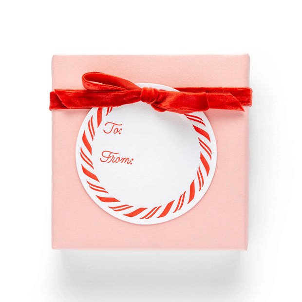 Candy Cane Gift Tag
