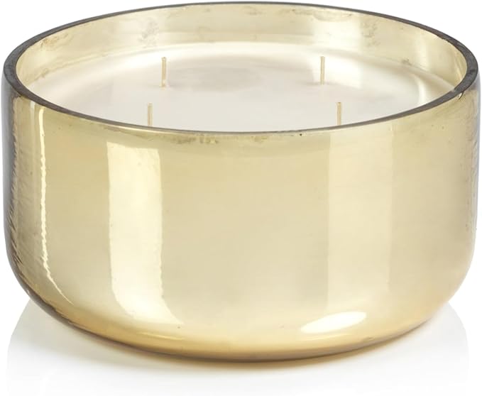 Siberian Fir Scented Candle Jar - Gold
